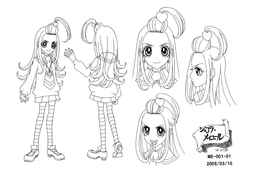 anime reference sheets/ character settei — Show By Rock!! - Criticrista