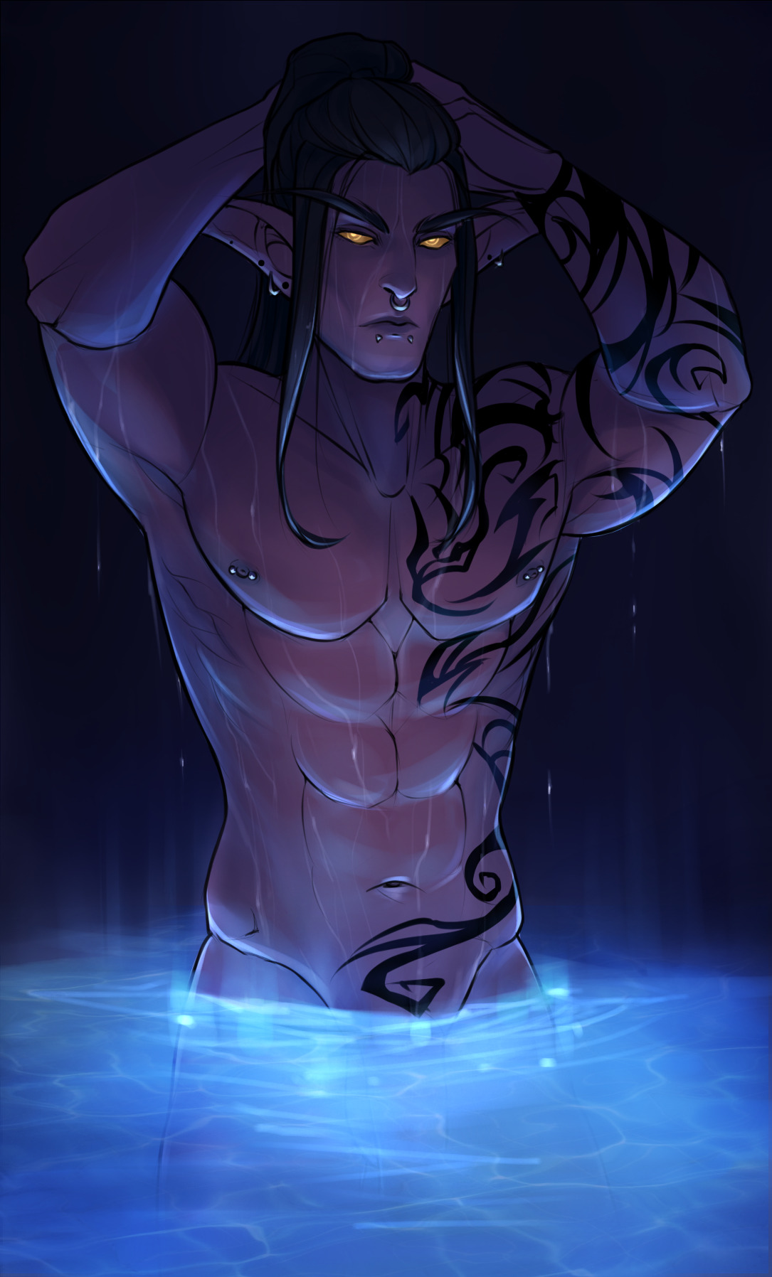 https://ammatice.carrd.co/ — Illidan Stormrage. Young. Don't ask me why  does he...