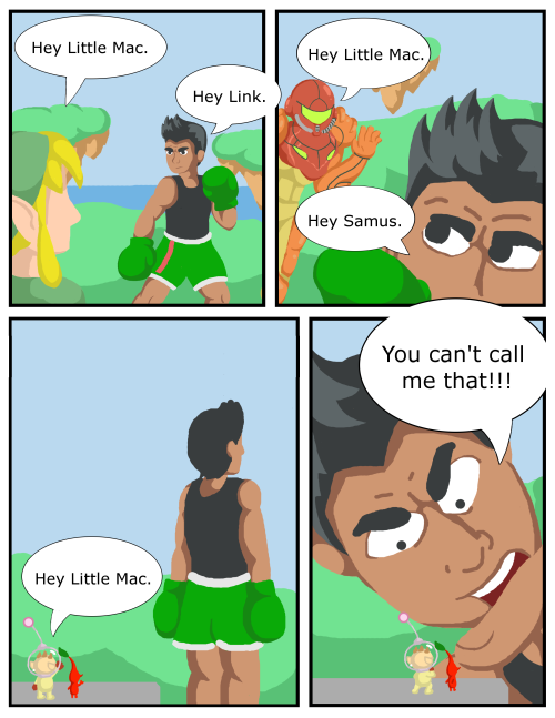 monnotonnouspixels:  This is a really stupid joke. I am super stoked to play as little mac in the new smash bros games! : D