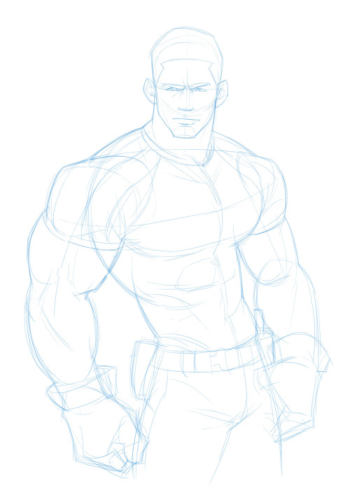 silverjow:  Daily Practice #003 - Chris Redfield adult photos