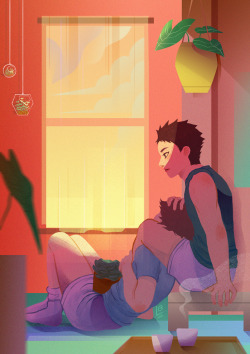 laurenbaldoart:  Spending Oikawa’s birthday together. 