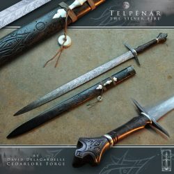 Art-Of-Swords:  Handmade Swords - Telpënár - The Silver Fire Maker: David Delagardelle