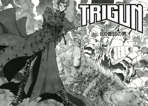 screencaps from ebookjapan when the Trigun manga was free(Unfortunately, I couldn’t screencap all th