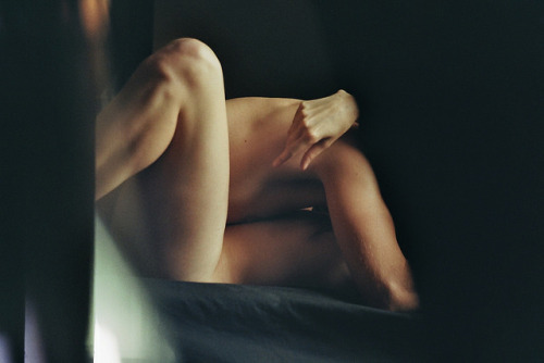 carnet-intime:    Nina Sever   Love Sequence - self selfportrait with Jakub Fluffer Magazine 