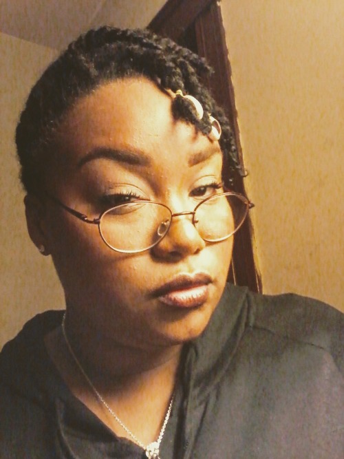 Me and my starter locs , I would say I am in love with them already but I haven’t gotten to th