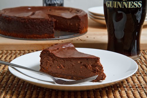 boozybakerr:  Guinness Chocolate Cheesecake