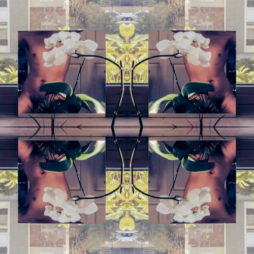 juanfranco:  Self in Flora, 2014Digital Photography 