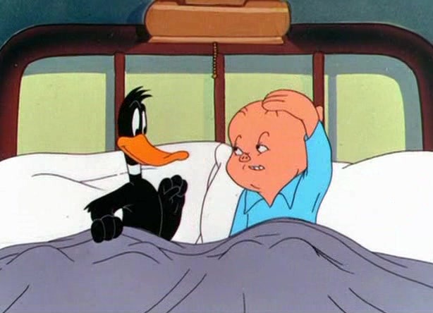  ANIMATIONFAN69 — silviu78: Daffy Duck: Buenas noches, gordo.  ...