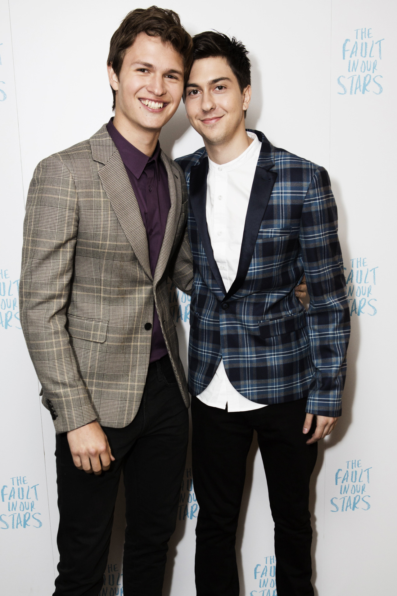 tfiosnews:  Ansel Elgort and Nat Wolff attend ‘The Fault in Our Stars’ UK premiere