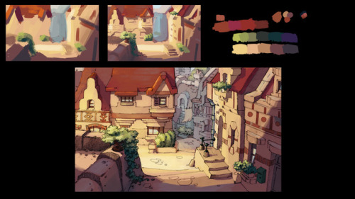 Color exercice - Backgrounds from Le Jour des Corneilles & Abraca