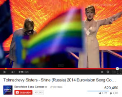 darkrw:  lol the final shot of russias eurovision entry though 