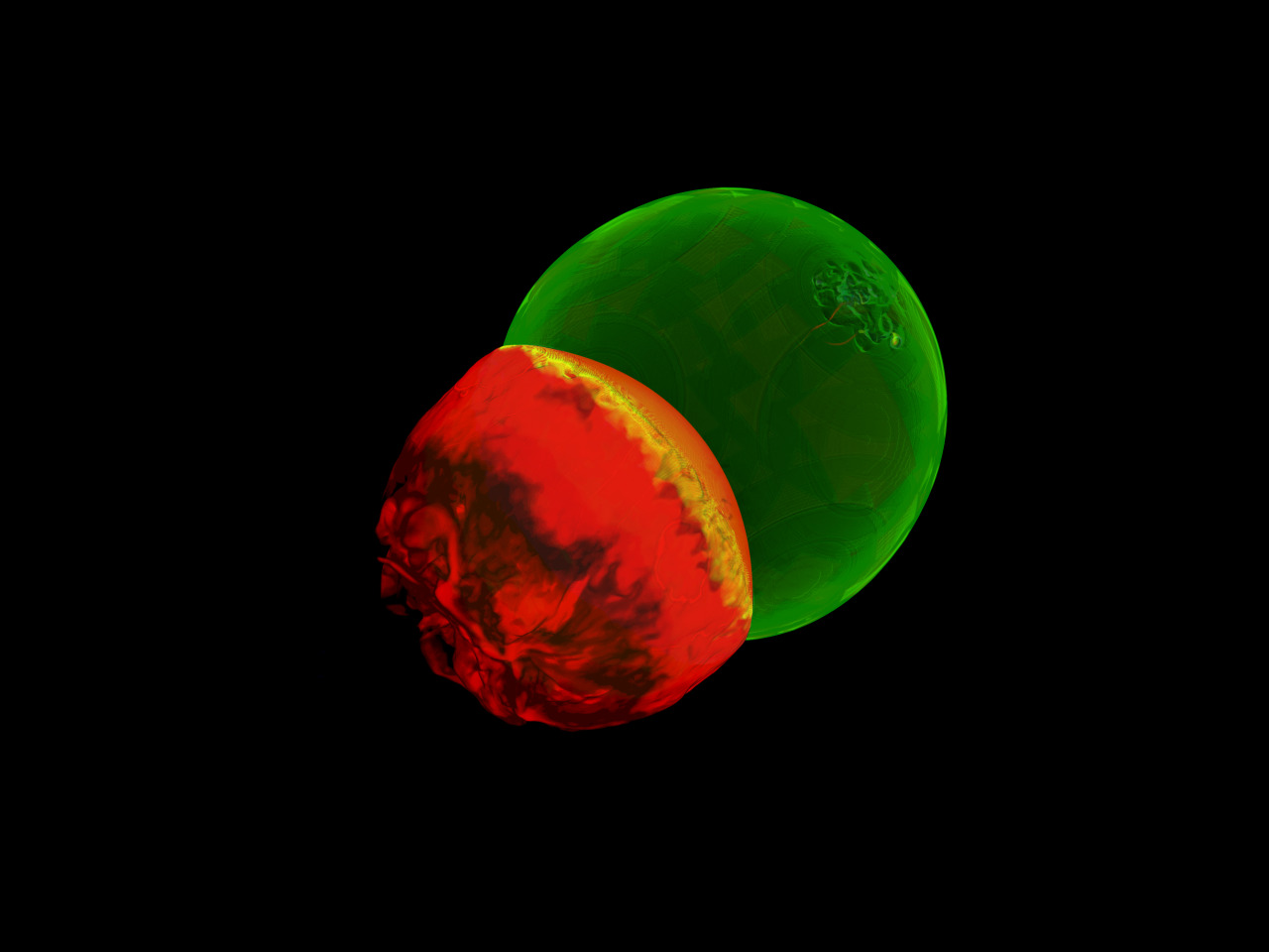 wnycradiolab:  Detonation phase of the GCD model at the Flash Center for Computational