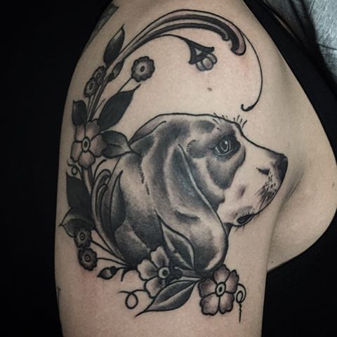 Part 1 2  All Dogs Go To Heaven  by Steven Doll Studio 7 Clinton  Twp MI  rtattoos