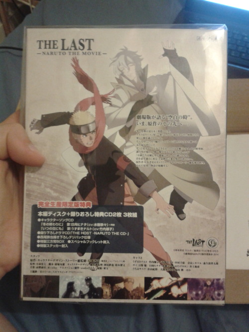 uzumakihyugahimawari:  It finally arrived this morning!!!!!!!!!!!!!!!!!!!!!!!! I am so HAPPY!!!! :’D Dubbed version on 4th November in France !!!! can’t wait ^_^