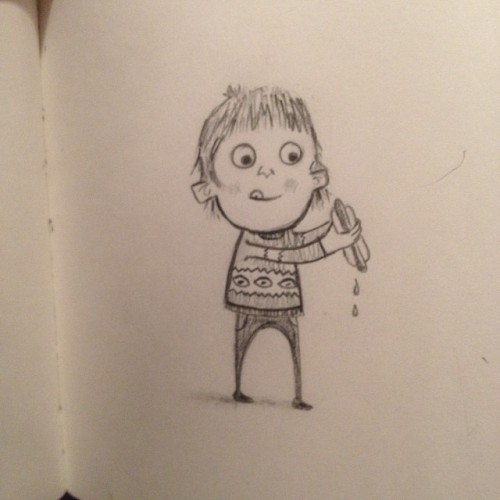 Hungry fella? #drawing#sketch#childrens...