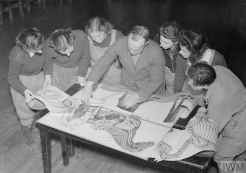 Women&rsquo;s Land Army training at the WLA training centre at Cannington Farm, Somerset (England, c