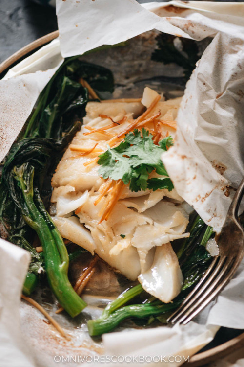Chinese Fish En PapilloteTry this Chinese-inspired Fish en Papillote that treats cod to a gingery so