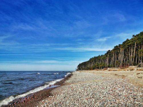 Beach #lithuania #nature #natural #wild #sea #balticsea #seaside #beach #waves #sky #bluesky #clouds