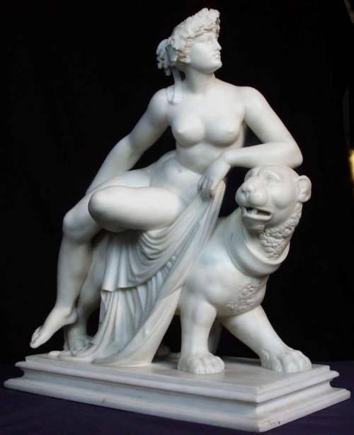 via-appia: Ariadne and the Panther, 1890 Heinrich von Dannecker ( German 1758-1841)