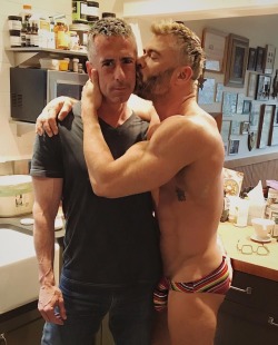 sprinkledpeenreturns:  Dan Savage and Terry Miller