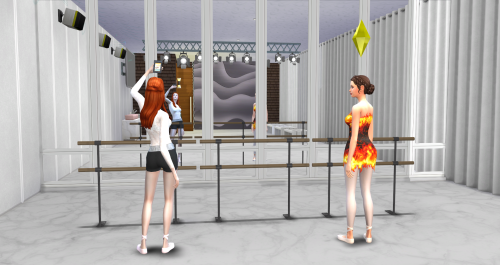 Sims 4 Ballet Barre (for Adults and Kids)Sims can:Practice (Solo)Train (Solo)Practice with / Train w