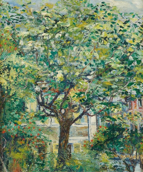 The Garden    -    Élisée MacletFrench 1881-1962Oil on canvas,55 x 46.5 cm.  21 5/8 x 18 &frac14; in