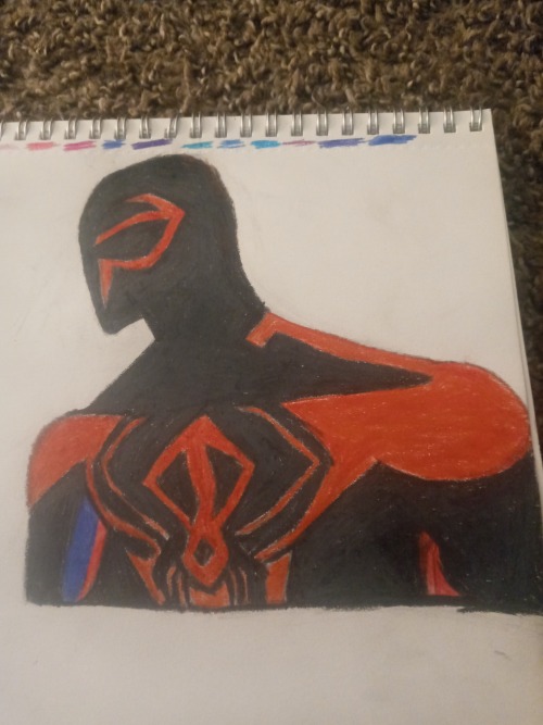 My First Time Drawing Spider Man 2099 Its Been A While Since I've Drawn I Just Thought Of How Awesome
