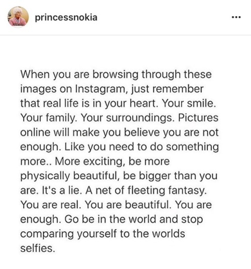 victorianburrito: A note from princess Nokia that’s worth reading.