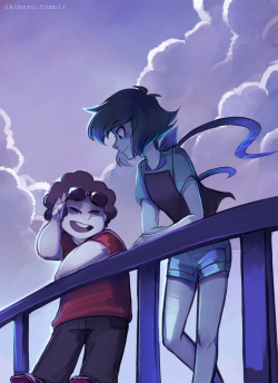 somebody suggested Steven and Lapis being