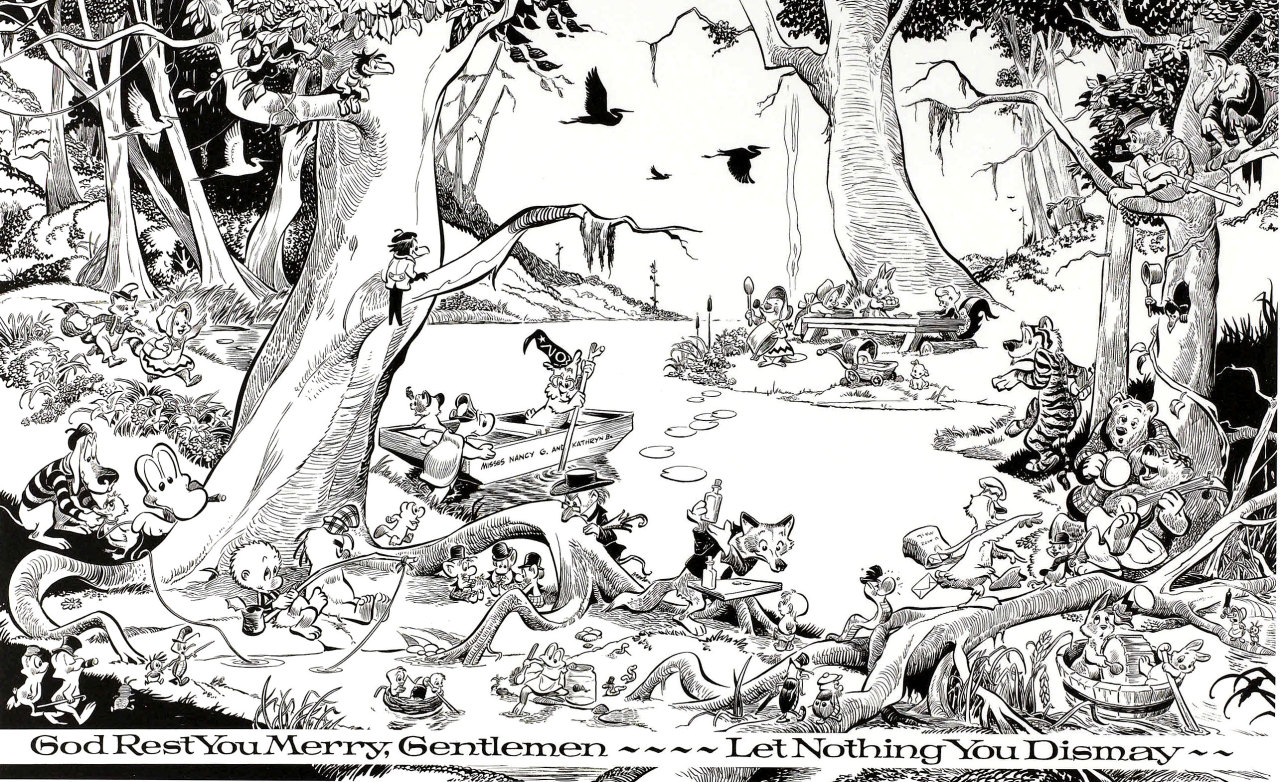 iloveillustrators:WALT KELLY1913-1973Country of Origin: U.S.A.Training: Warren Harding