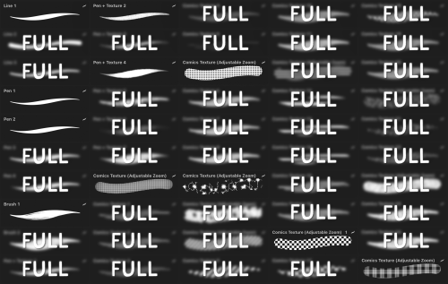 Manga Brush Set For Procreate