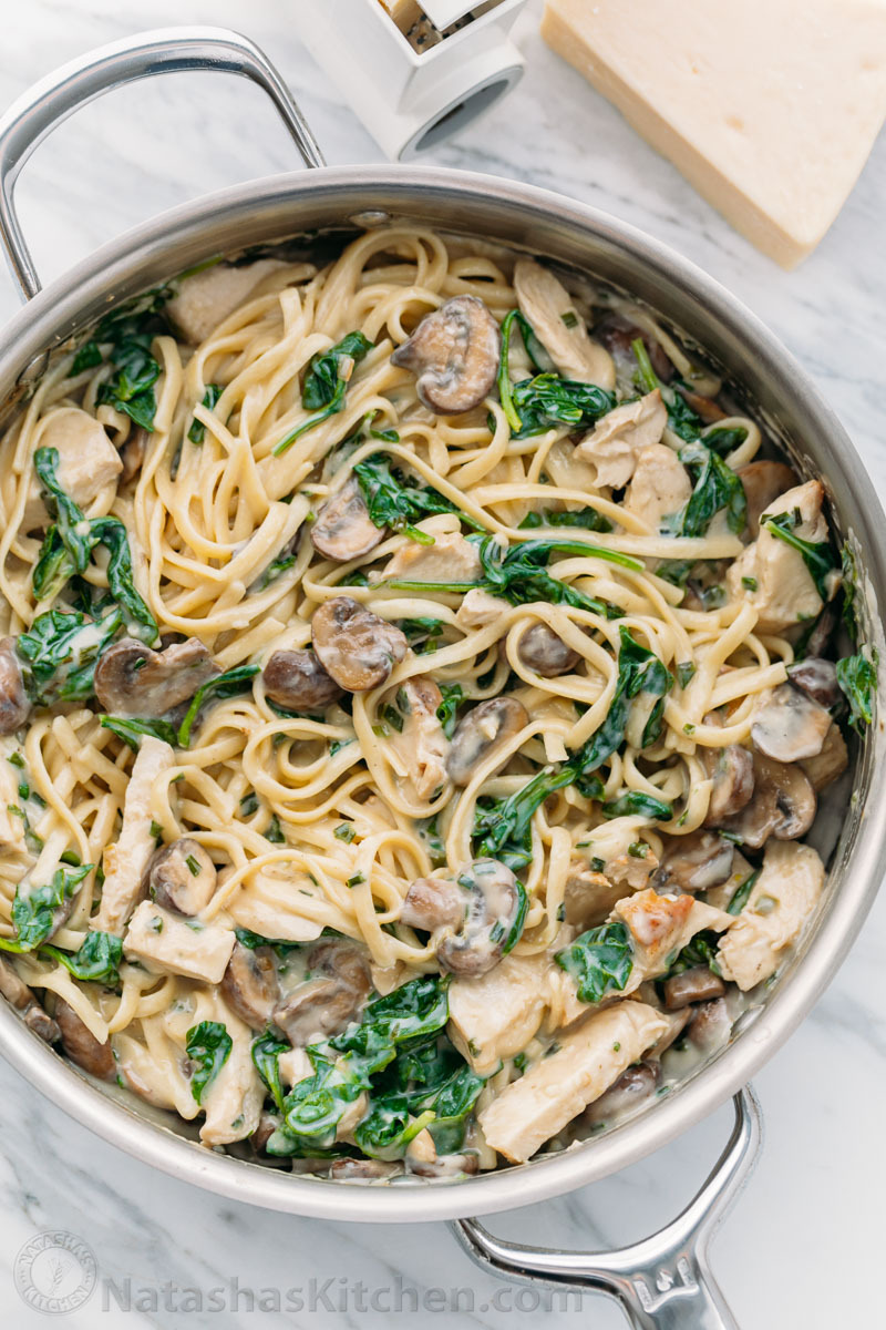 foodffs:  Chicken Florentine Pasta Really nice recipes. Every hour. Show me what