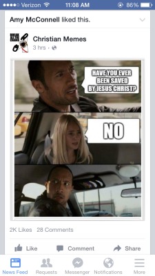 h413y:  I FOUND A CHRISTIAN MEME PAGE AND
