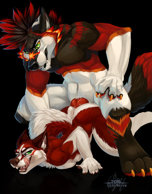 thefoxcave:Art by: chibi-marrow