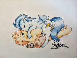 topas-art:  the kiss. Soarin X Breaburn 