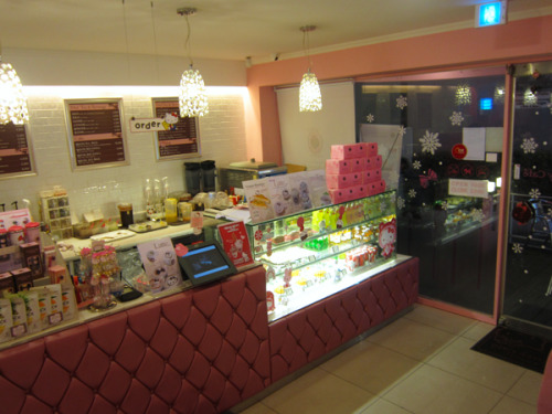 Inside the Hello Kitty Cafe in Hongdae, Seoul
