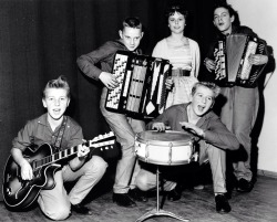 vintage-musicians:  Ove Sundells Rock Show, Kristinehamn, Sweden, 1958. 