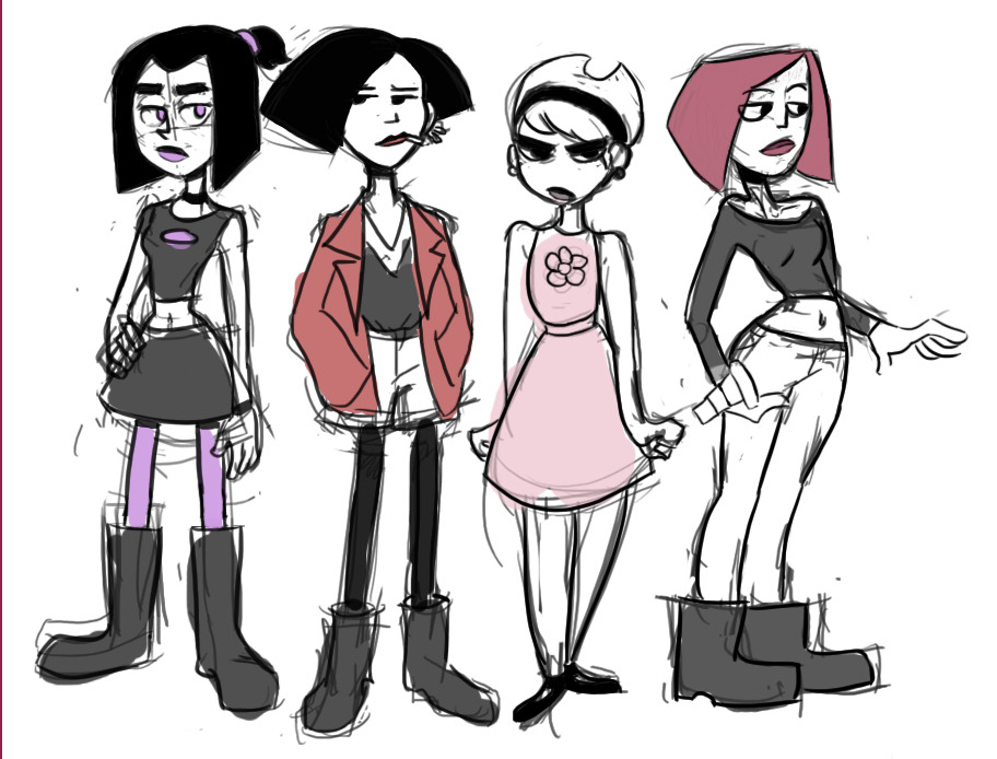 Your favourite cartoon characters are Gay. — mushlord: my fave goth/alternative  girls + a...