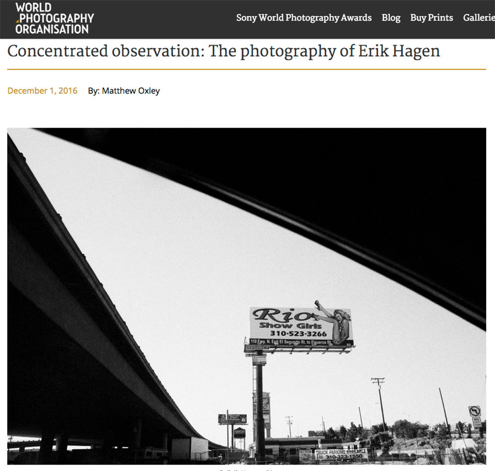 Thanks to Matthew Oxley for this interview on the World Photography Organization blog: https://www.worldphoto.org/blogs/01-12-16/concentrated-observation-photography-erik-hagen