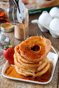 foodffs:DONUT FRENCH TOAST RECIPE Really nice recipes. Every hour. Show me what you cooked!