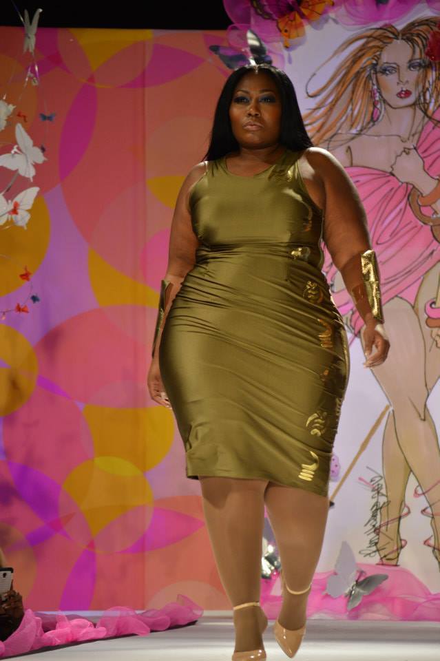 planetofthickbeautifulwomen:  Full Figured Model Nedra Phillips wearing Rue 114@The