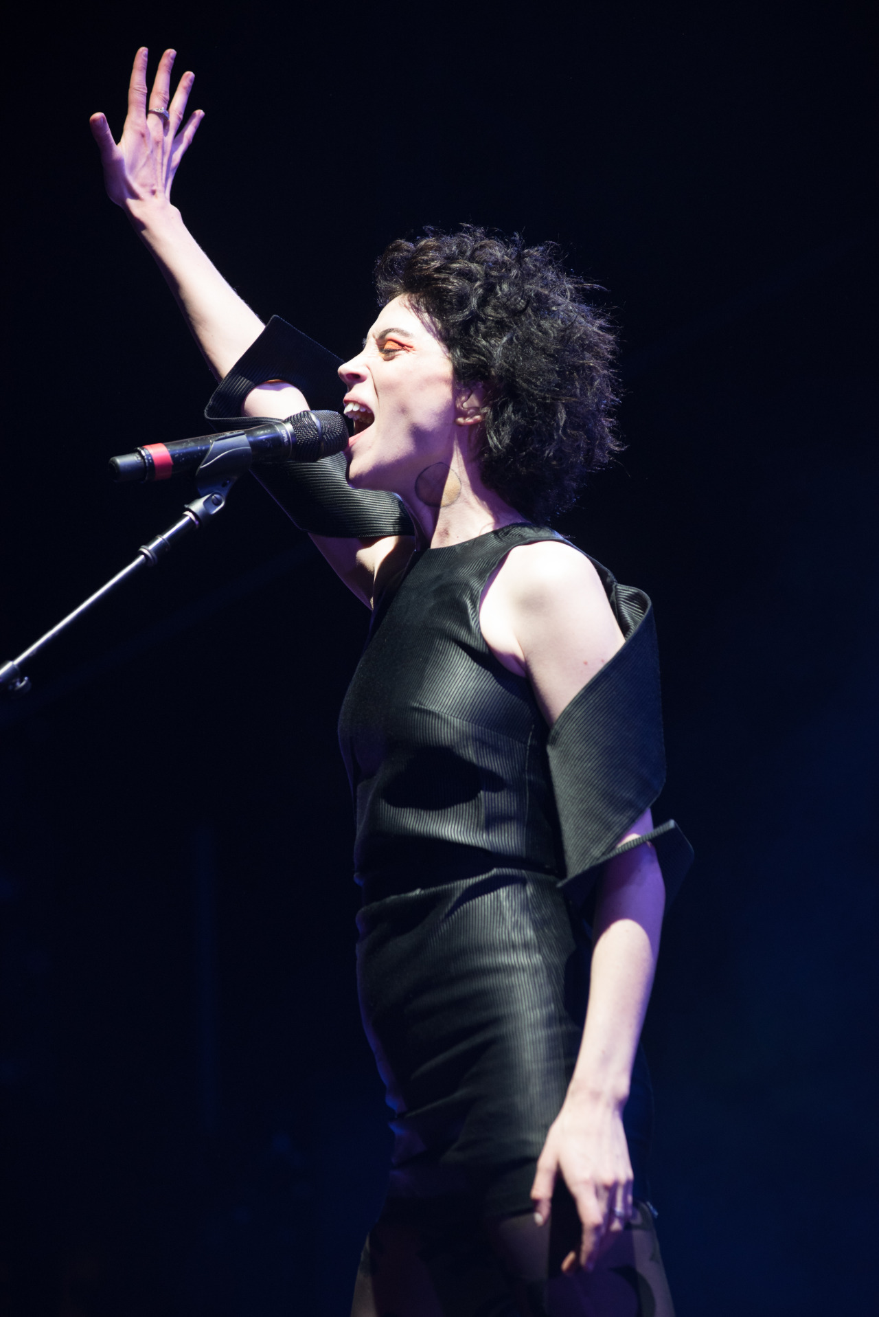 uptightcitizensbrigade: St. Vincent, aka Annie Clark, performs at Coachella. Photo