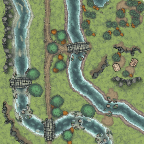 Terrain Tiles: Rivers is up! Downloads are on my patreon hereThis set of river tiles pairs well with