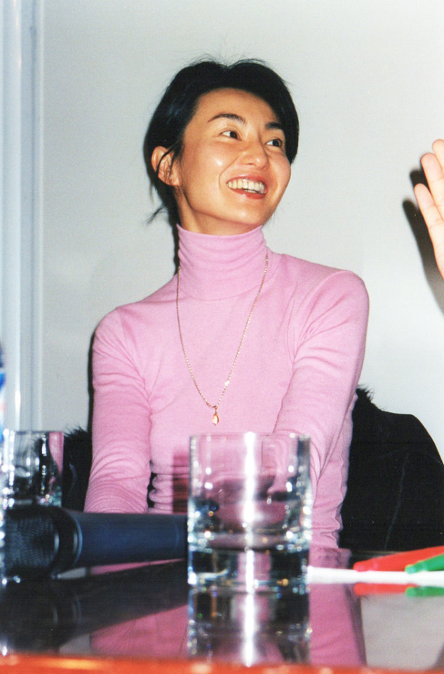 Maggie Cheung photographed by Stephane Picard at the Cannes Film Festival, 1990s.