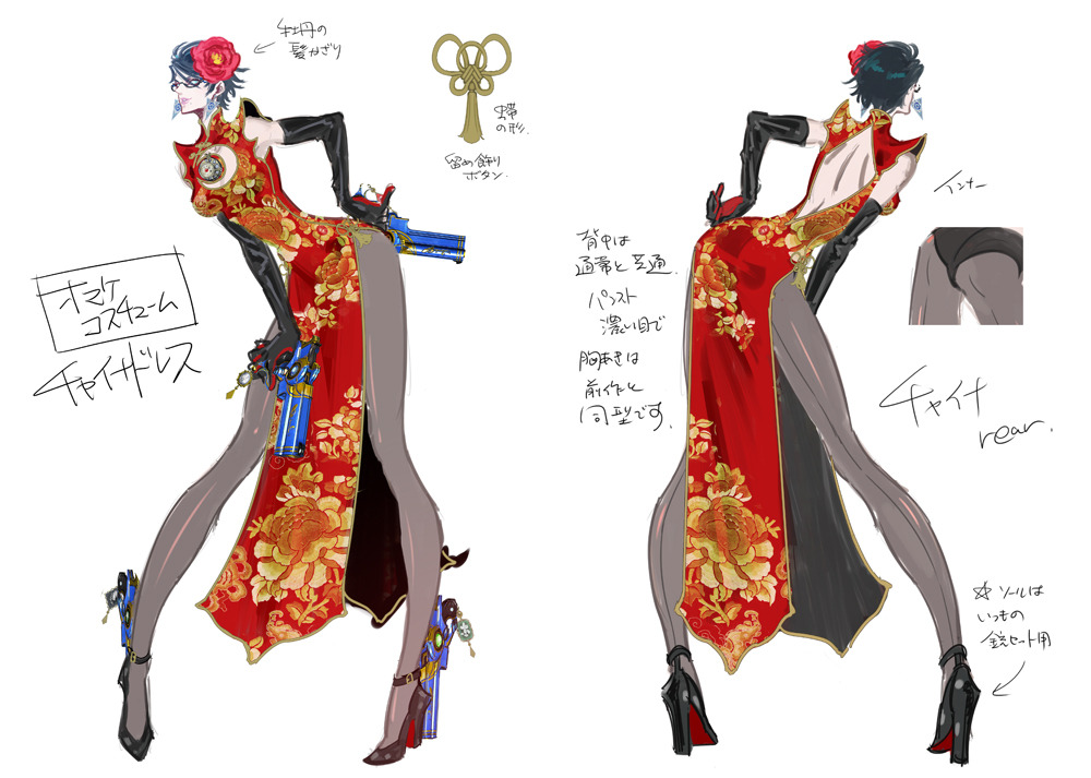 streetsahead99:  Bayonetta 2 Character Sketches [Source]