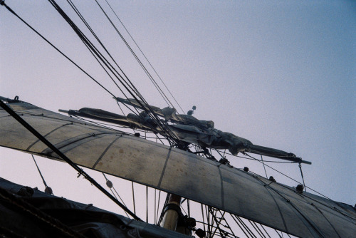 Last year I had the opportunity to sail from The Isle of Wight to Amsterdam on a square rig Schooner