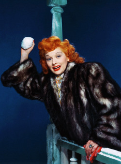  Lucille Ball in a publicity still for