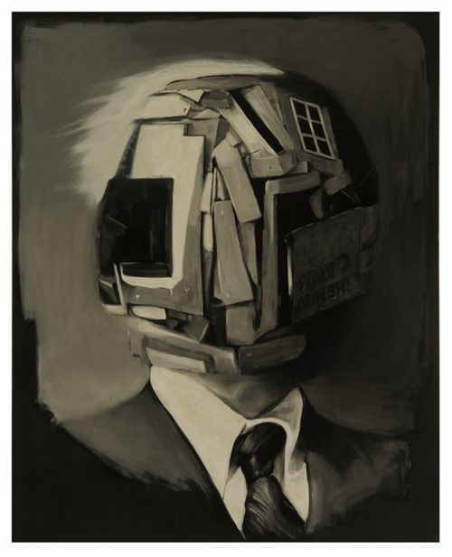 Andrei Roiter - Memory Cards, oil on canvas, 154 x 122 cm, 2010.