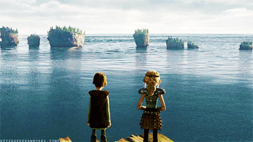 httydofdreamworks:Hiccstrid - Then and now