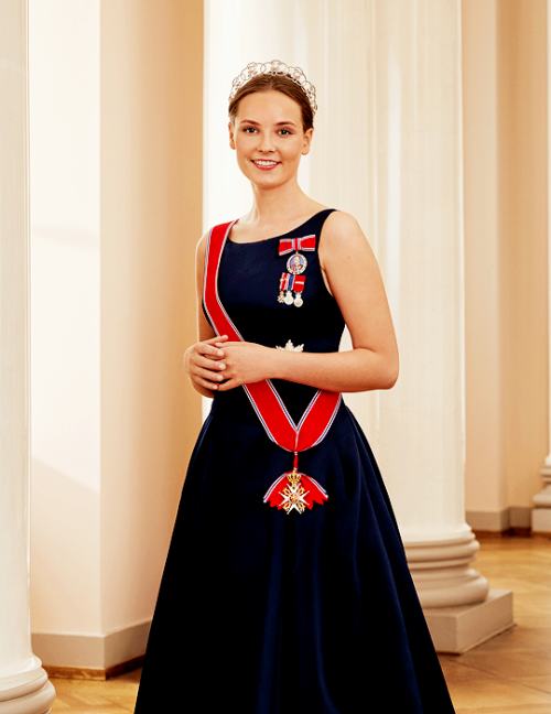 theroyalsandi:The Norwegian Royal Court has released three tiara portraits of Princess Ingrid Alex